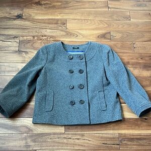J Crew Wool Cropped Coat